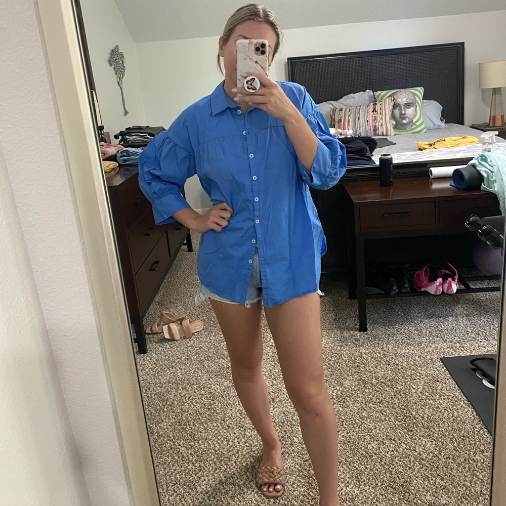 Maeve puff sleeve blouse - Picture 3 of 5